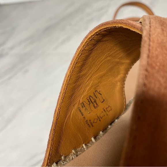 Rag & Bone Hera Brown Espadrille Wedge Sandal 40 10 - Picture 10 of 14